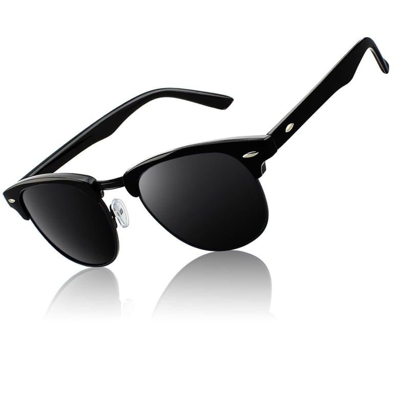 LINVO Polarized Sunglasses for Men and Women Club Semi 