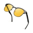 thumbnail image 1 of LINVO Semi-Rimless Classic Night Vision Polarized Glasses for Men Women Casual Driving, 1 of 8