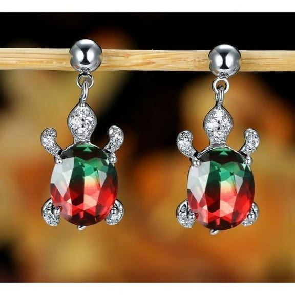 LINXIQIN 925 Sterling Silver Stud Earrings Birth Cubic Zircon Fashion Jewelry For Women