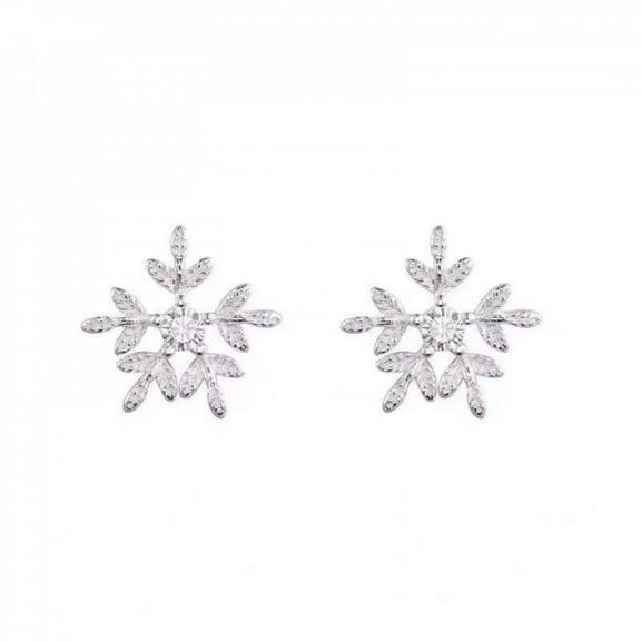 LINXIQIN 925 Sterling Silver Stud Earrings Birth Cubic Zircon Fashion Jewelry For Women