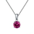 thumbnail image 1 of LINXIQIN Four-Prong Moissanite Pendant Women's Colorful Moissanite Necklace, 1 of 9