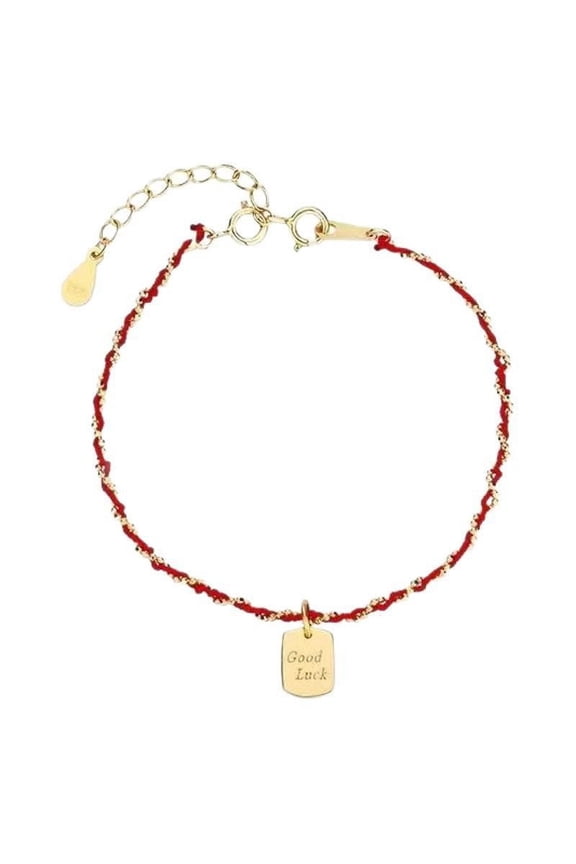 Good Luck 925 Sterling Silver Bracelets for Women, Fashion Adjustable Slider Unique S925 Bracelet Jewelry For Wedding Gifts