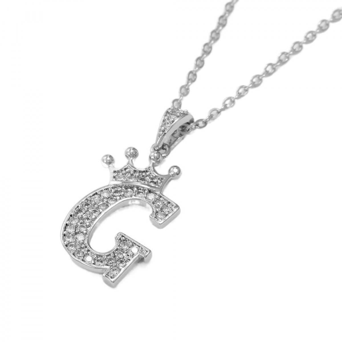 LINXIQIN Jewelry Initial Pendant Necklace for Men Womens