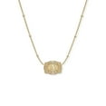 thumbnail image 1 of LINXIQIN *NEW* Ultra Mini Belt Buckle Necklace (Initial) - Gold, 1 of 6