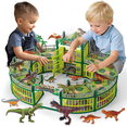 thumbnail image 1 of LINXUXIE 215PCS Dinosaur House Play Set, Dinosaur Theme Park with 36 Realistic Dinos and Large Battle Cage, Dinosaur Toy for 1-3 3-5 5-8 Year Old, 1 of 7