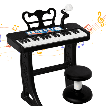 LINXUXIE Keyboard Piano Toys for Kids, 37 Keys Musical Instruments for Baby, Toddlers Birthday Gifts for 3 4 5 6 7 8 Year Old