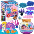 thumbnail image 1 of LINXUXIE Mermaid Terrarium Craft Kit for Kids, Diy Arts Set & Remote Mermaid, Birthday Gifts for 4 5 6 7 8 Year Old, 1 of 7