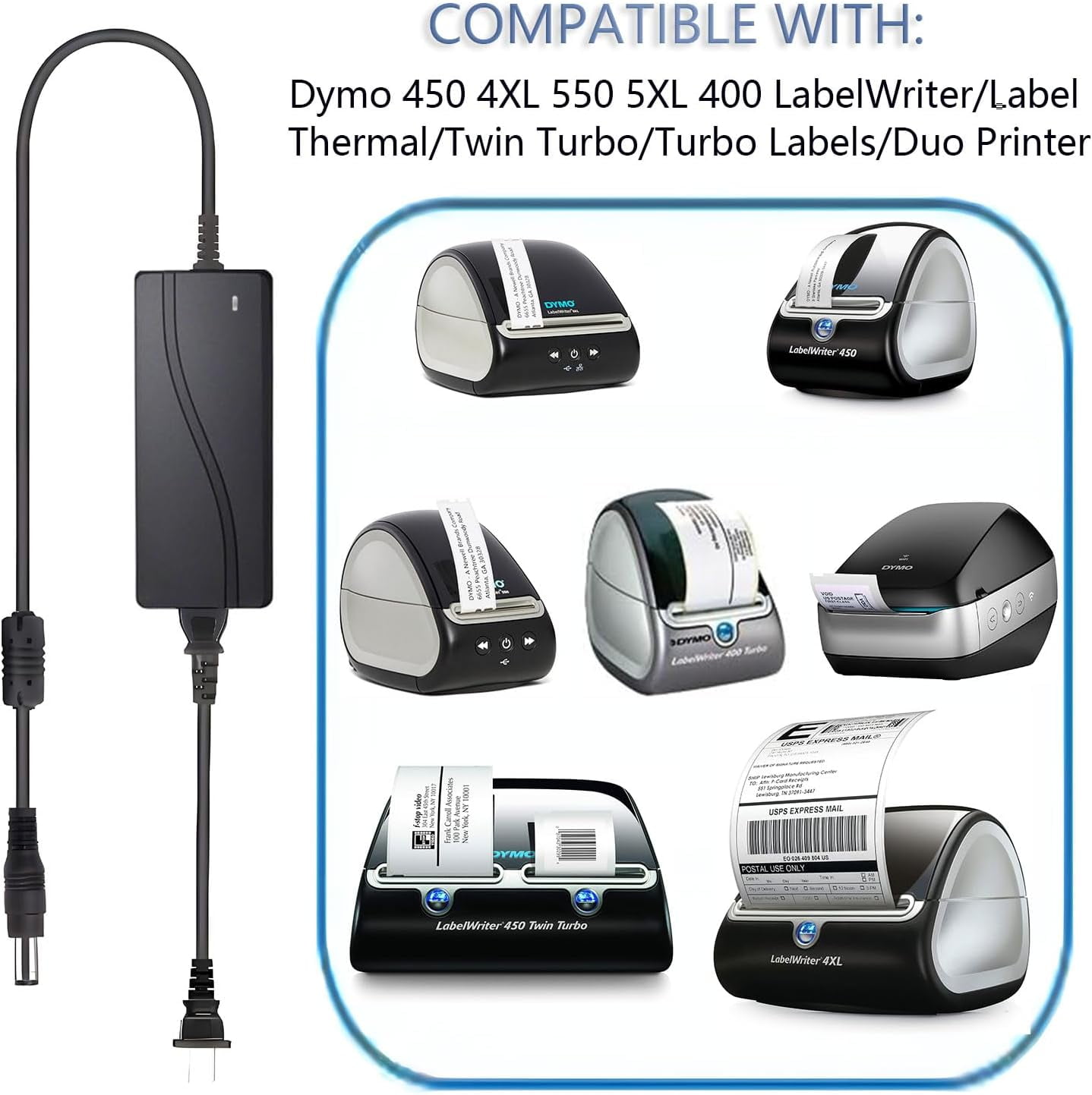 Original Netzteil Dymo TESA2-2401000 Output:24V-1,0A für LabelWriter
