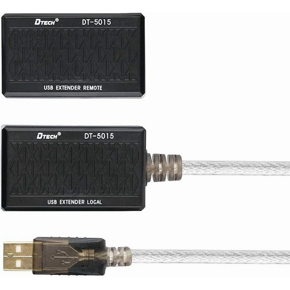 LINYAN-USB Extension Adapter USB to RJ45 Extender Over Cat5 Cat5e ...
