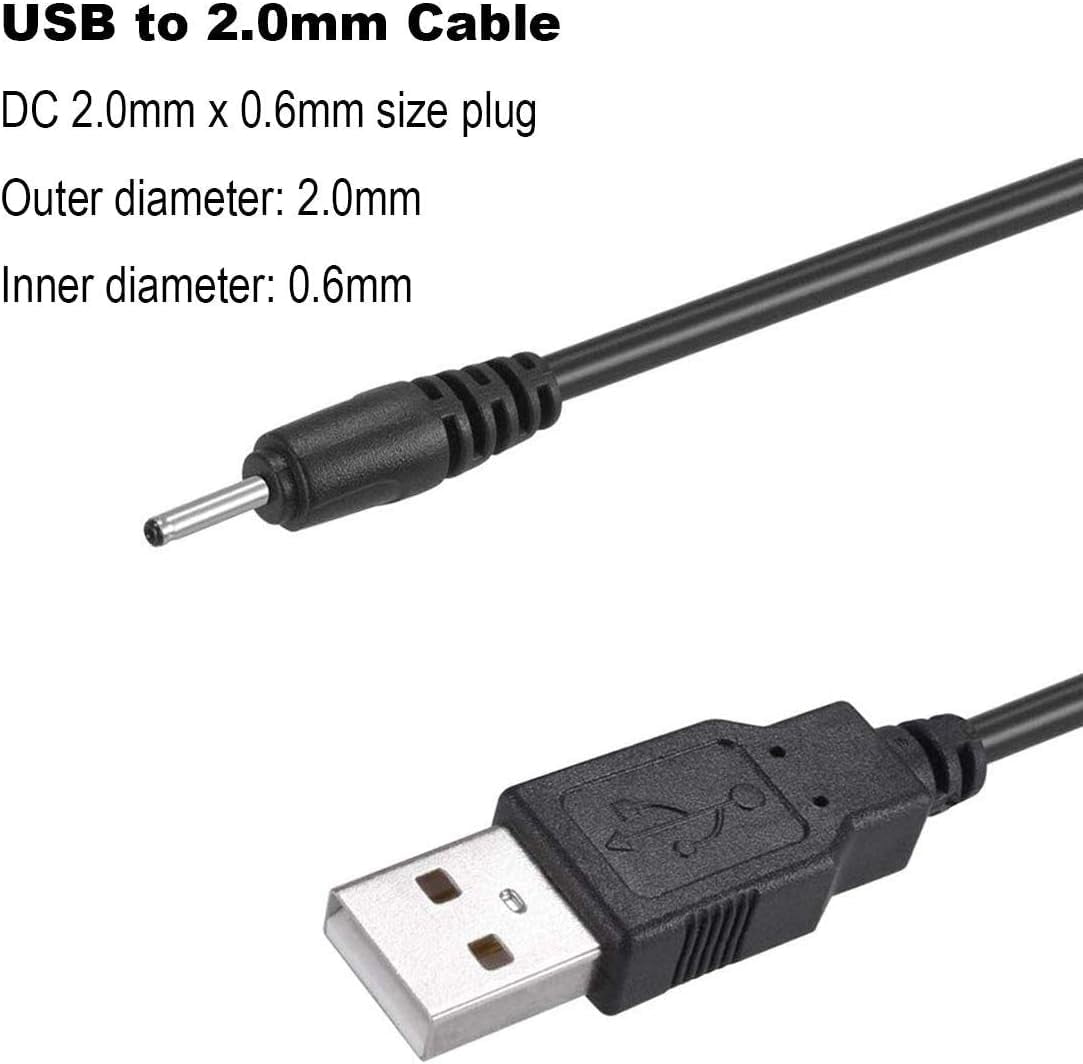 CY Câble USB vers DC 2 x 0,7 mm, USB 2.0 type A mâle vers DC 5 V 2 x 0
