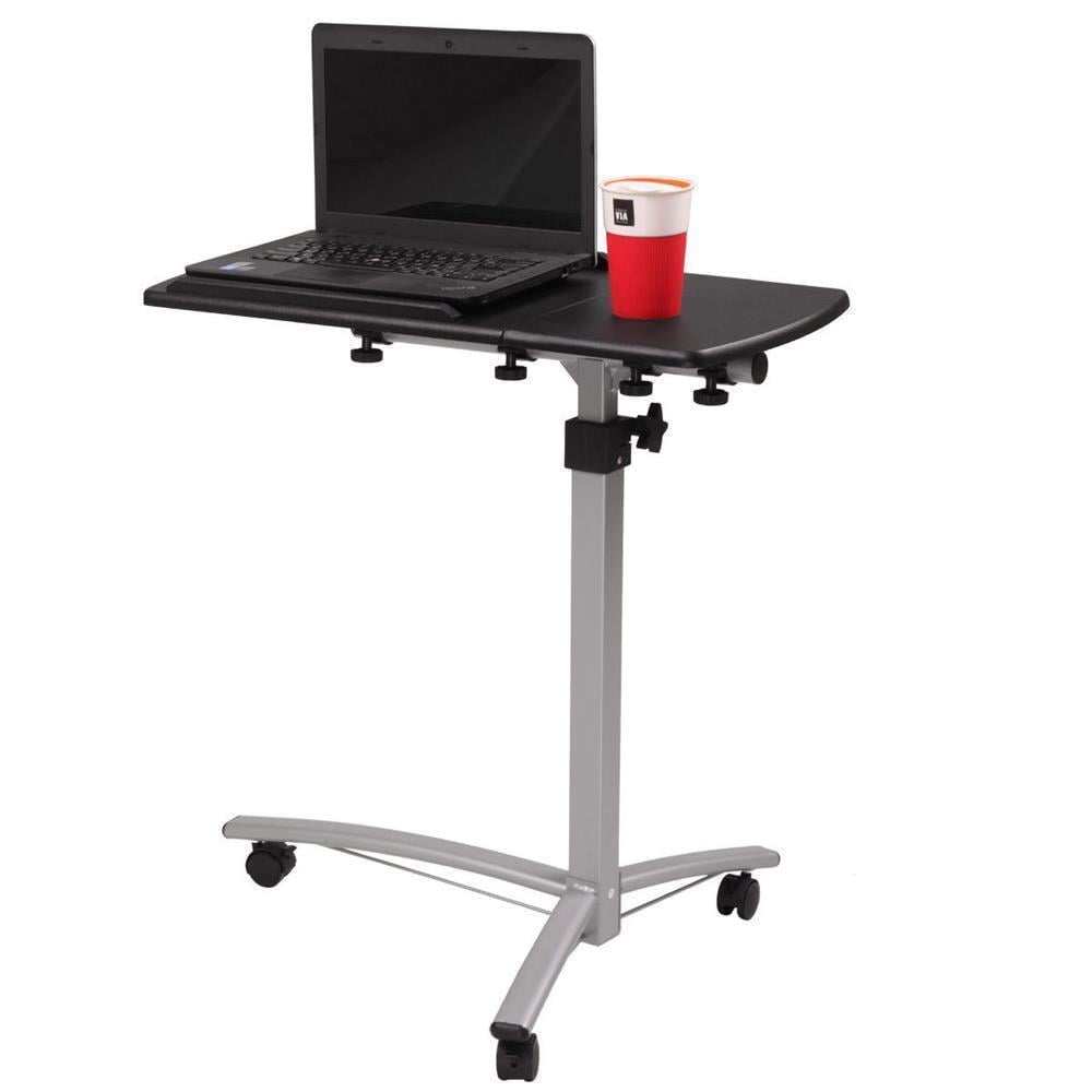 LINZJI Lifting Computer Desk Standing Adjustable Height Mobile Desk ...
