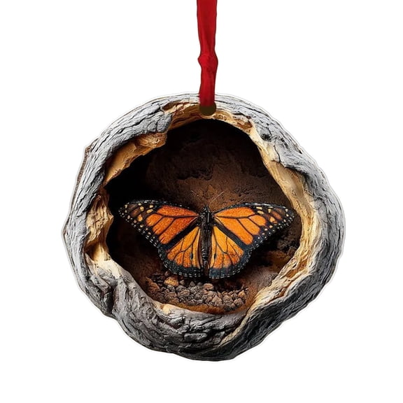 LIOAHP 2D Acrylic Wild Animal Pendants Set – Cute Forest Themed Tree Ornaments for Home Decor, Kids Room, Nursery, and Nature Inspired Wall Hanging Collection,K