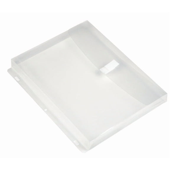 LION 96500-4P BIND-MASTER Plastic Binder Envelope with gusset, 4ea/pk