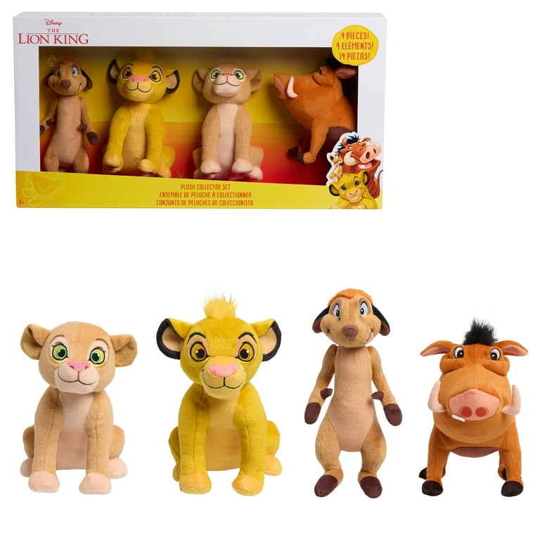 Disney The Lion King Small Plush 4 Pack Collectible Small Plush Toys Kids Toys Age Group 2 Walmart