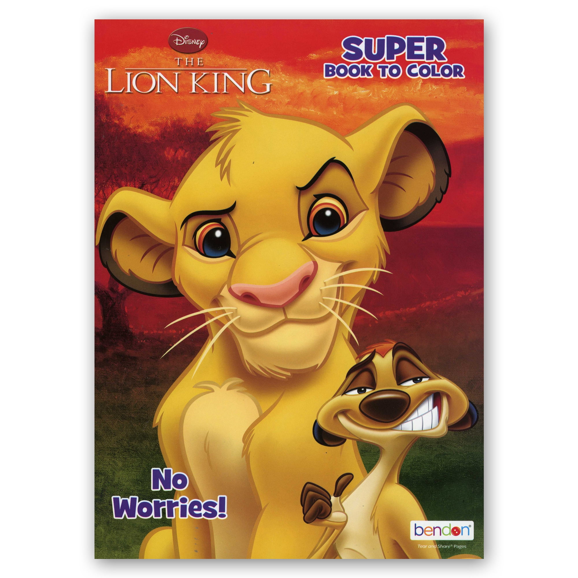 LION KING Coloring Book 1 Titles, for Learning Drawing Coloring, 80
