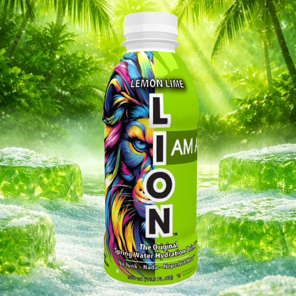 LION, Lemon Lime Hydration Drink, 12 Count, 16.9 fl oz