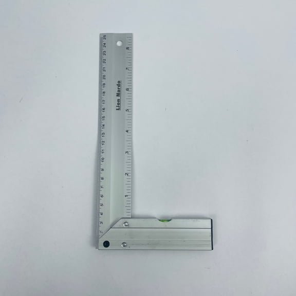 LION NARDO L Square, Try Square, 90 Degree Measuring Tools with Bubble Levels