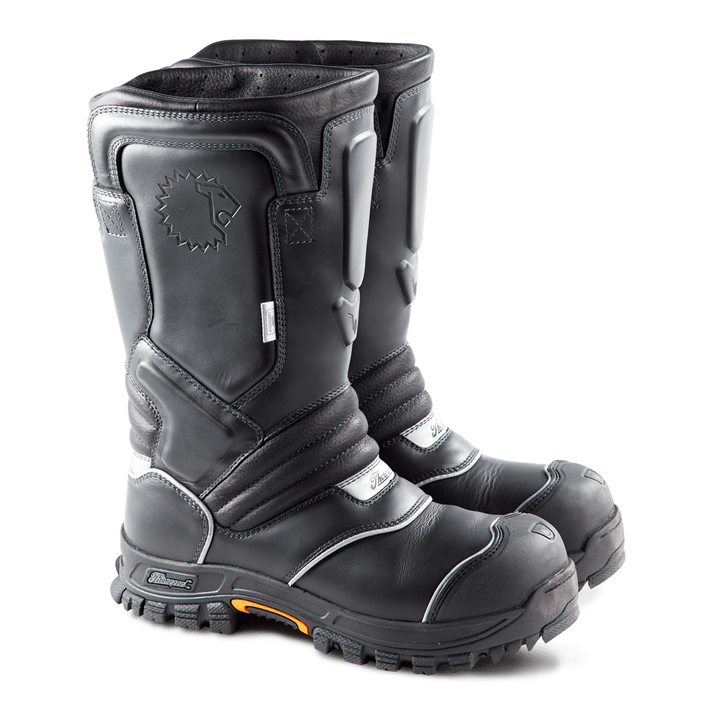 Thorogood Men s Soft Streets Series 10 Pull On Wellington Safety Toe Boot 10.5 Wide Black Walmart