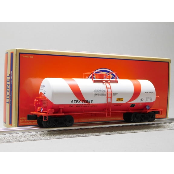 LIONEL ACFX 40' TANK CAR #73868 O GAUGE TANKER TRAIN CAR 2542351