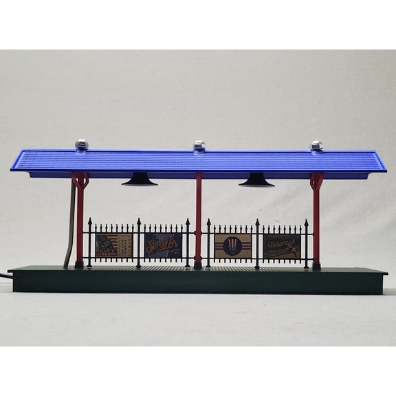 LIONEL AMERICA/WWII LIGHTED STATION PLATFORM O GAUGE 2529110