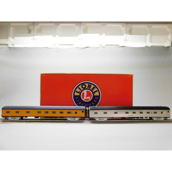 LIONEL AMTRAK "RAINBOW" 21" 2 PACK PHASE I PASSENGER CARS O GAUGE 2527360