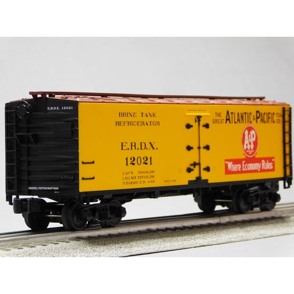 LIONEL ATLANTIC & PACIFIC WOODSIDE REEFER #12021 A&P O GAUGE 2442212