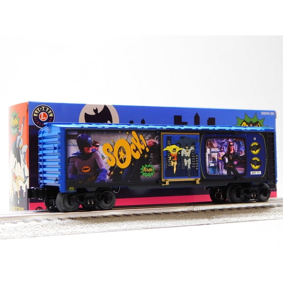 LIONEL BATMAN ILLUMINATED CLASSIC TV BOXCAR O GAUGE 2528340
