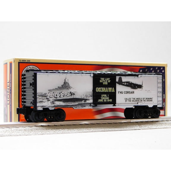 LIONEL BATTLEFIELD OF HONOR OKINAWA 80th WWII BOXCAR O GAUGE MUSA 2538430