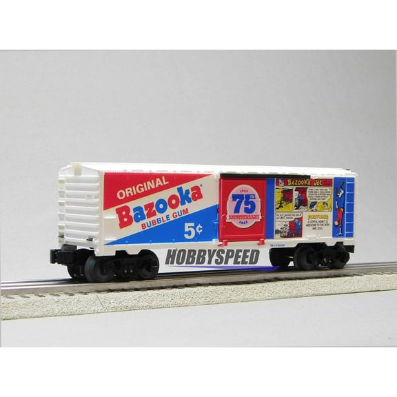 LIONEL BAZOOKA BUBBLE GUM 75th ANNIVERSARY MUSA BOXCAR O GAUGE
