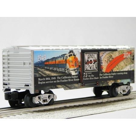 LIONEL CALIFORNIA ZEPHYR 75TH ANNIVERSARY BOXCAR WESTERN PACIFIC MUSA 2438180