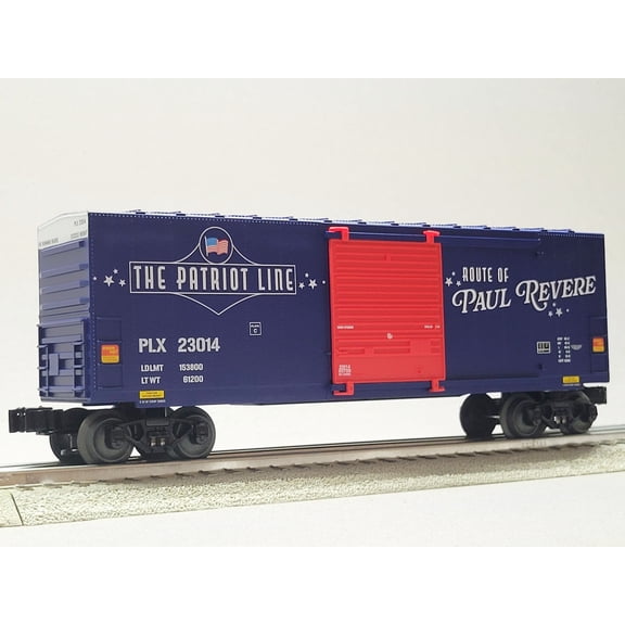 LIONEL CSX SPIRIT OF AMERICA PAUL REVERE THE PATRIOT LINE BOXCAR O GAUGE 2623010-B