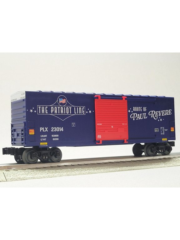 CSX SPIRIT OF AMERICA PAUL REVERE THE PATRIOT LINE BOXCAR O GAUGE 2623010-B