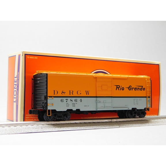 LIONEL DENVER & RIO GRANDE WESTERN FREIGHTSOUNDS PS1 BOXCAR O GAUGE 2526660