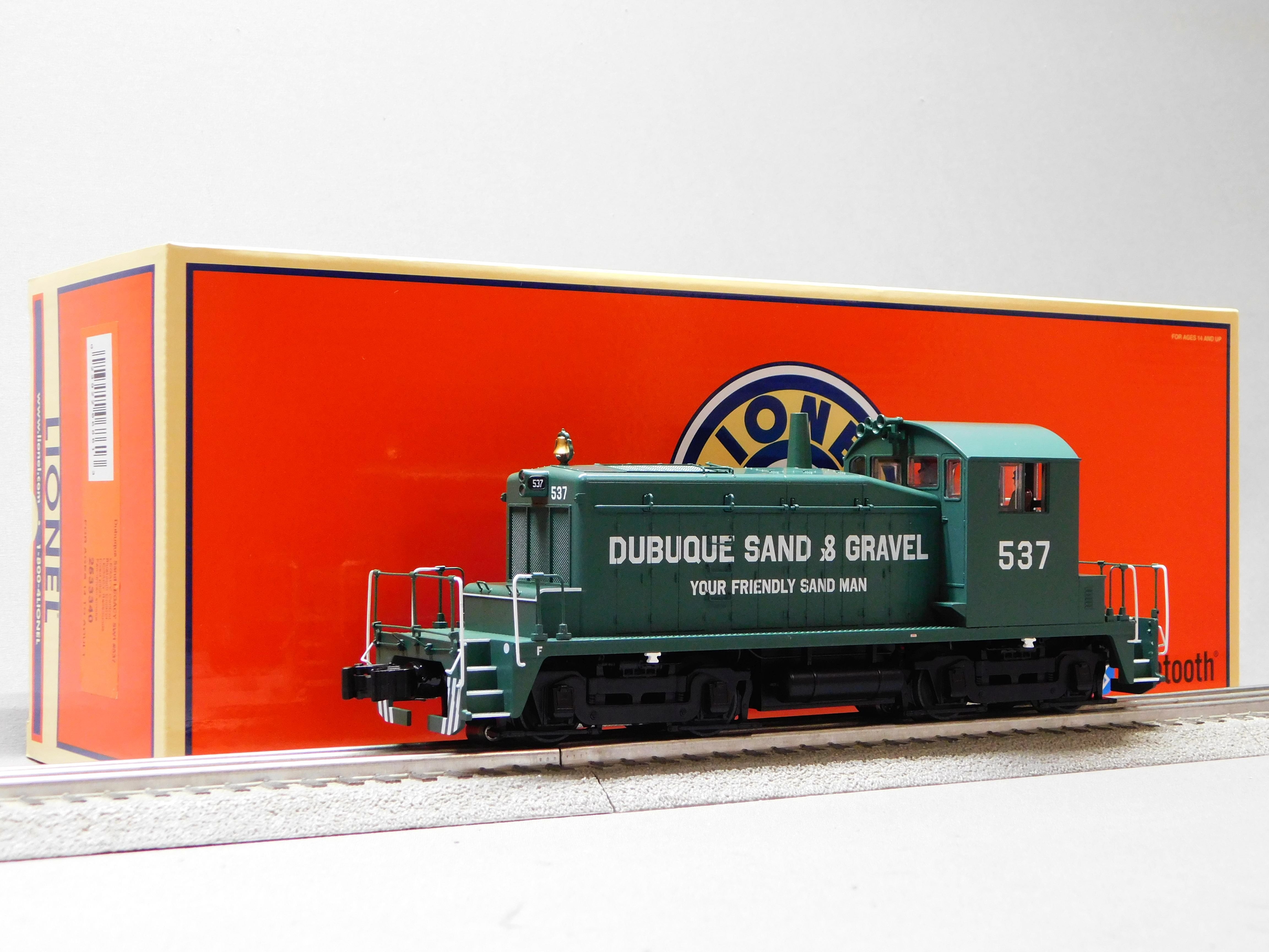 LIONEL DUBUQUE SAND & GRAVEL LEGACY SW1 DIESEL ENGINE O GAUGE 2533340 ...