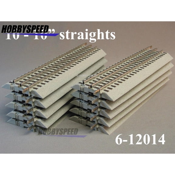 LIONEL FASTRACK LOT train fasttrack track STRAIGHT 10 inch o gauge 6-12014 (10)