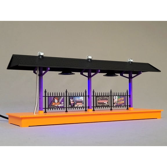 LIONEL HALLOWEEN LIGHTED STATION PLATFORM O GAUGE 2529100