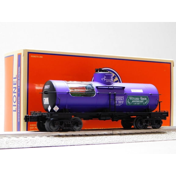 LIONEL HALLOWEEN WITCHES BREW 8K GALLON TANK CAR O GAUGE TRAIN CAR 2526280