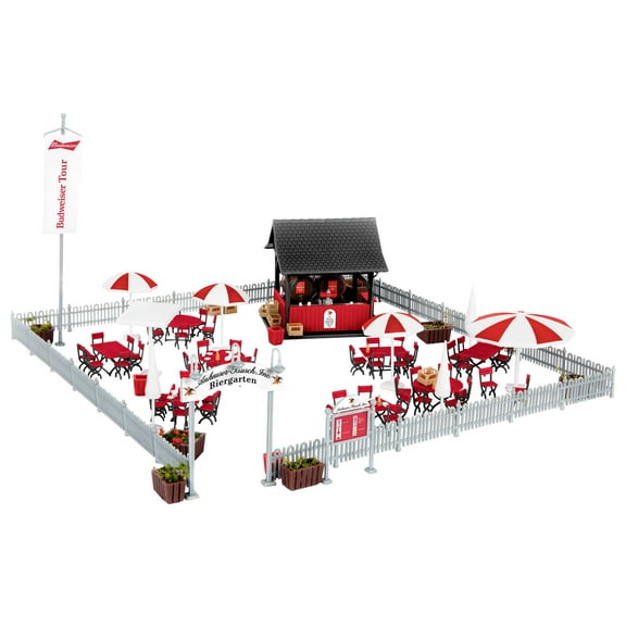 LIONEL HO SCALE ANHEUSER BUSCH BIERGARTEN KIT 2167100