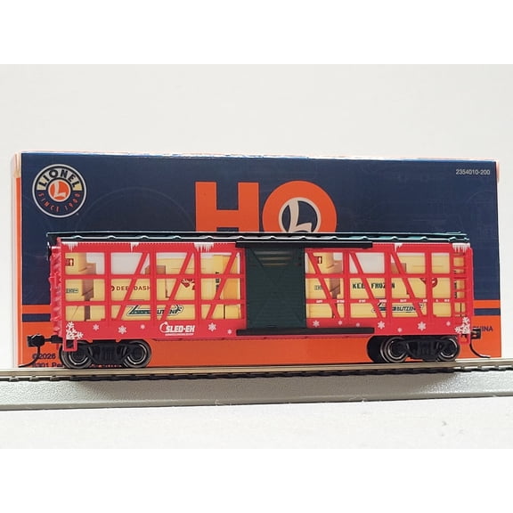 LIONEL HO SCALE SLED EX DELIVERY TRANSPORT CAR 2554440