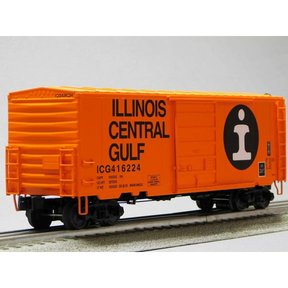 LIONEL ILLINOIS CENTRAL GULF FREIGHTSOUNDS PS1 BOXCAR 416224 O GAUGE 2426050
