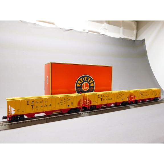 LIONEL ILLINOIS TERMINAL PS-2CD COVERED HOPPER 3-PACK 3 O GAUGE 2442120
