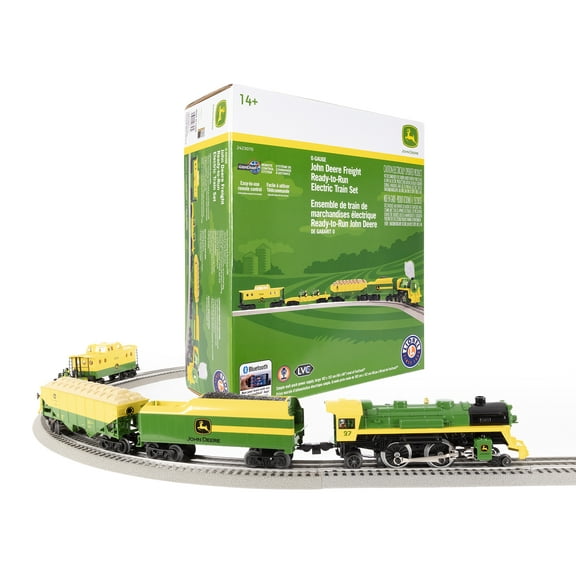 Lionel John Deere LionChief Freight Bluetooth 5.0 Train Set for Ages 14+