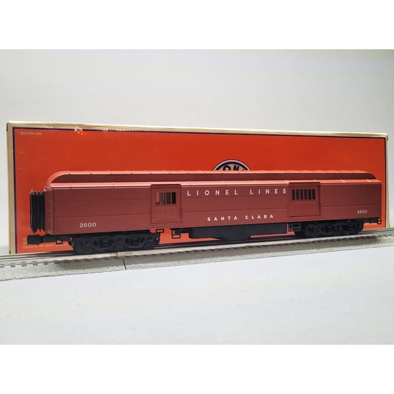LIONEL LINES VISION BAGGAGE CAR SANTA CLARA O GAUGE 2527270