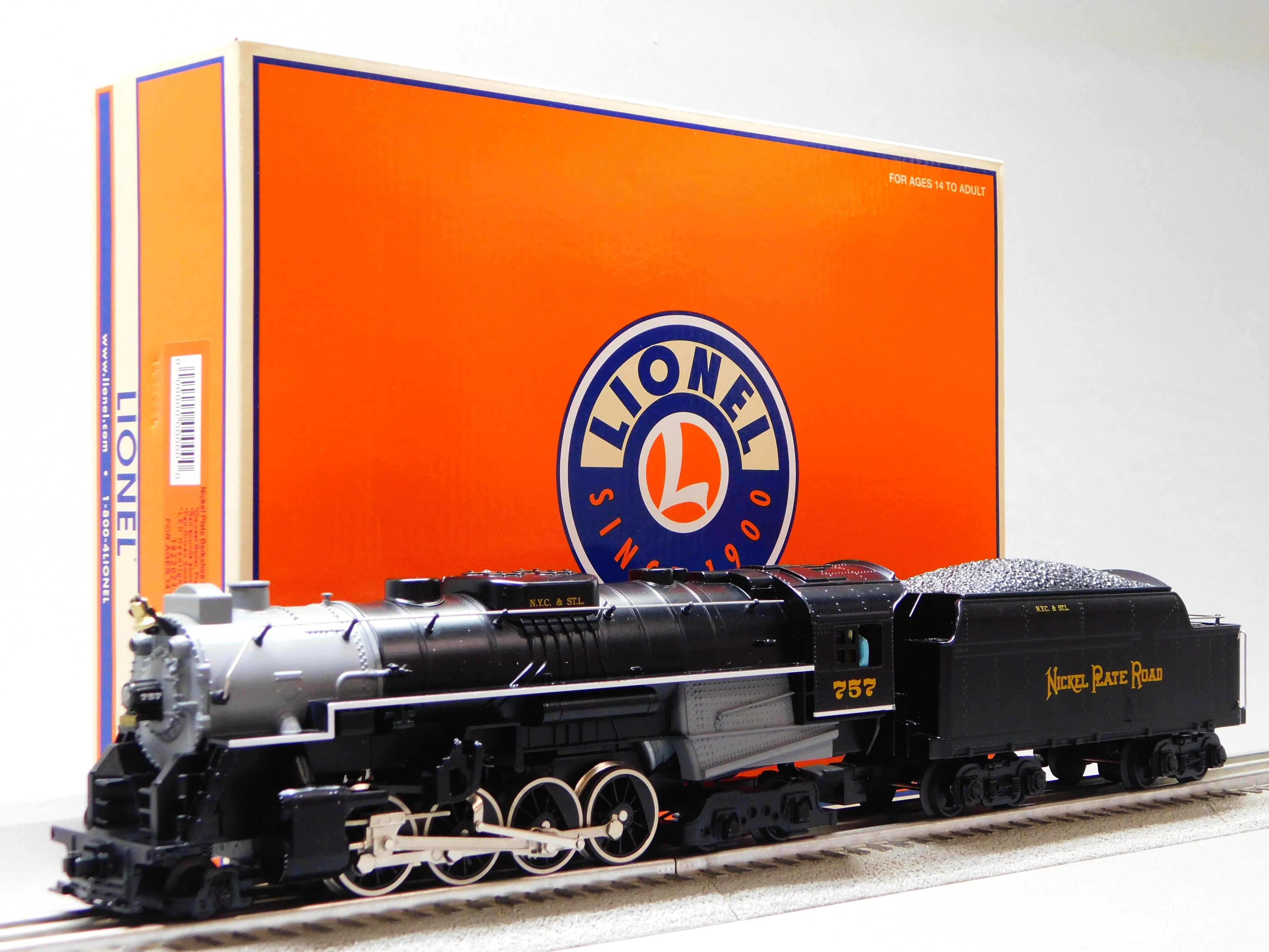 LIONEL NICKEL PLATE ROAD NKP 2-8-4 BERKSHIRE LC 2.0 #757 STEAM