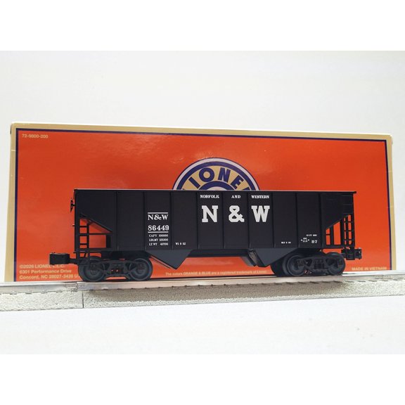 LIONEL NORFOLK & WESTERN 2-BAY HOPPER O GAUGE 2642454