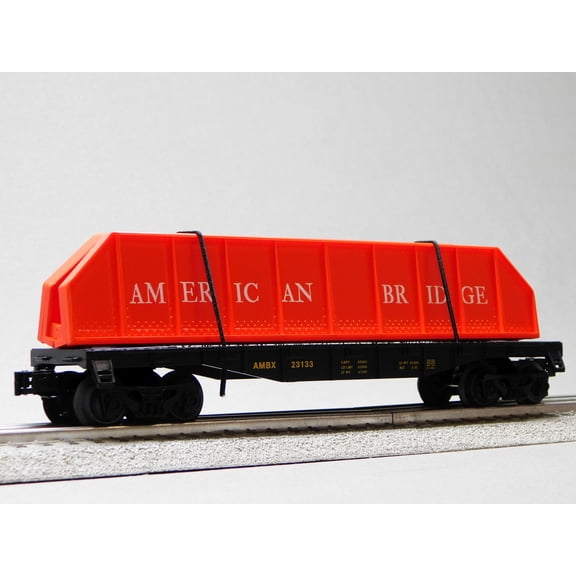 LIONEL PENNSYLVANIA KEYSTONE AMERICAN BRIDGE FLATCAR O GAUGE 2523130-F