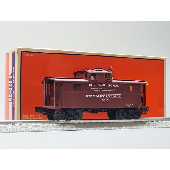 LIONEL PENNSYLVANIA PRR N5 CABIN CAR #5015 O GAUGE TRAIN CAR 2526040