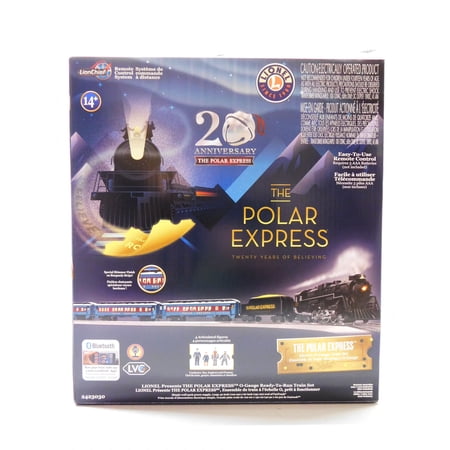 LIONEL POLAR EXPRESS 20TH ANNIVERSARY LIONCHIEF TRAIN SET O GAUGE 2423030