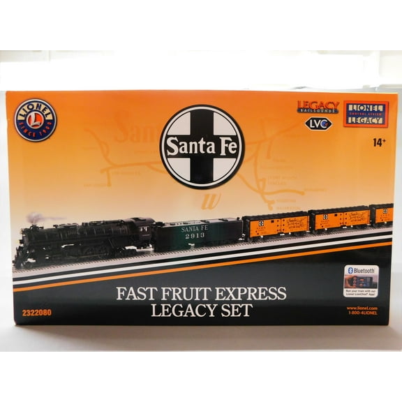 LIONEL SANTA FE FAST FRUIT EXPRESS LEGACY FREIGHT TRAIN SET 2322080