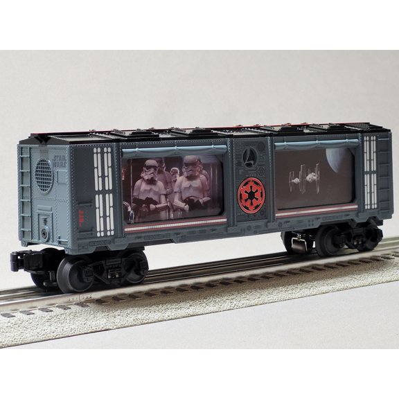 LIONEL STAR WARS EMPIRE STORM TROOPER AT-AT BOXCAR O GAUGE 2523030-STRM